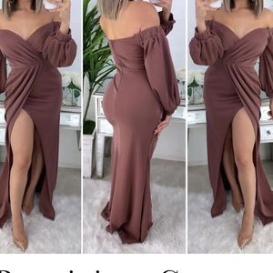 Long slot dress